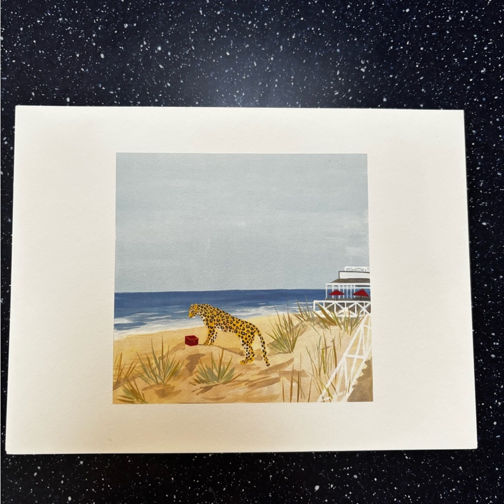 Cartier Summer in the Hamptons Notecard and Envelope Set. Limited Edition - Picture 3 of 7